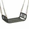 Tangkula 1-Person Rattan Porch Swing, Outdoor Single Swing Chair Bench