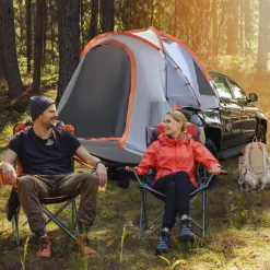 Tangkula Pickup Truck Tent for 2-Person Sleeping, 5 FT Truck Bed Tent Mid Size