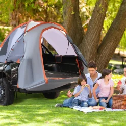 Tangkula Pickup Truck Tent for 2-Person Sleeping, 5 FT Truck Bed Tent Mid Size