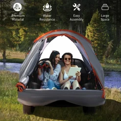 Tangkula Pickup Truck Tent for 2-Person Sleeping, 5 FT Truck Bed Tent Mid Size
