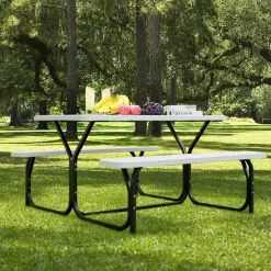 Tangkula Picnic Table Bench Set