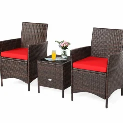 Tangkula 3-Piece Patio Conversation Set