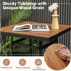 Tangkula 5-Piece Patio Dining Set, Outdoor 27.5