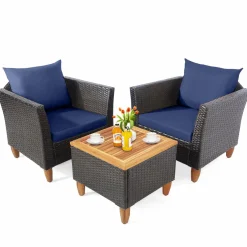 Tangkula 3-Piece Patio Furniture Set