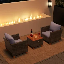 Tangkula 3-Piece Patio Furniture Set