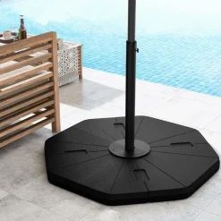 Tangkula 4-Piece Patio Umbrella Base