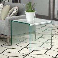 Tangkula 3-Piece Tempered Glass Coffee Table Set, Includes Coffee Table & 2 End Tables