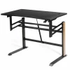 Tangkula Pneumatic Height Adjustable Gaming Desk