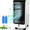 Tangkula Portable Evaporative Air Cooler for Room, 3-in-1 Portable Air Cooler with Remote Control