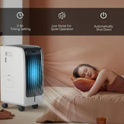Tangkula Portable Evaporative Air Cooler for Room, 3-in-1 Portable Air Cooler with Remote Control