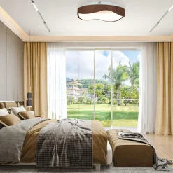 Tangkula Round LED Flush Mount Ceiling Light