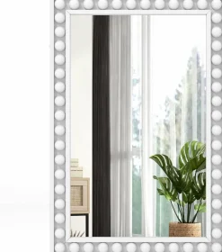 Tangkula Rustic Wall Mirror, 24