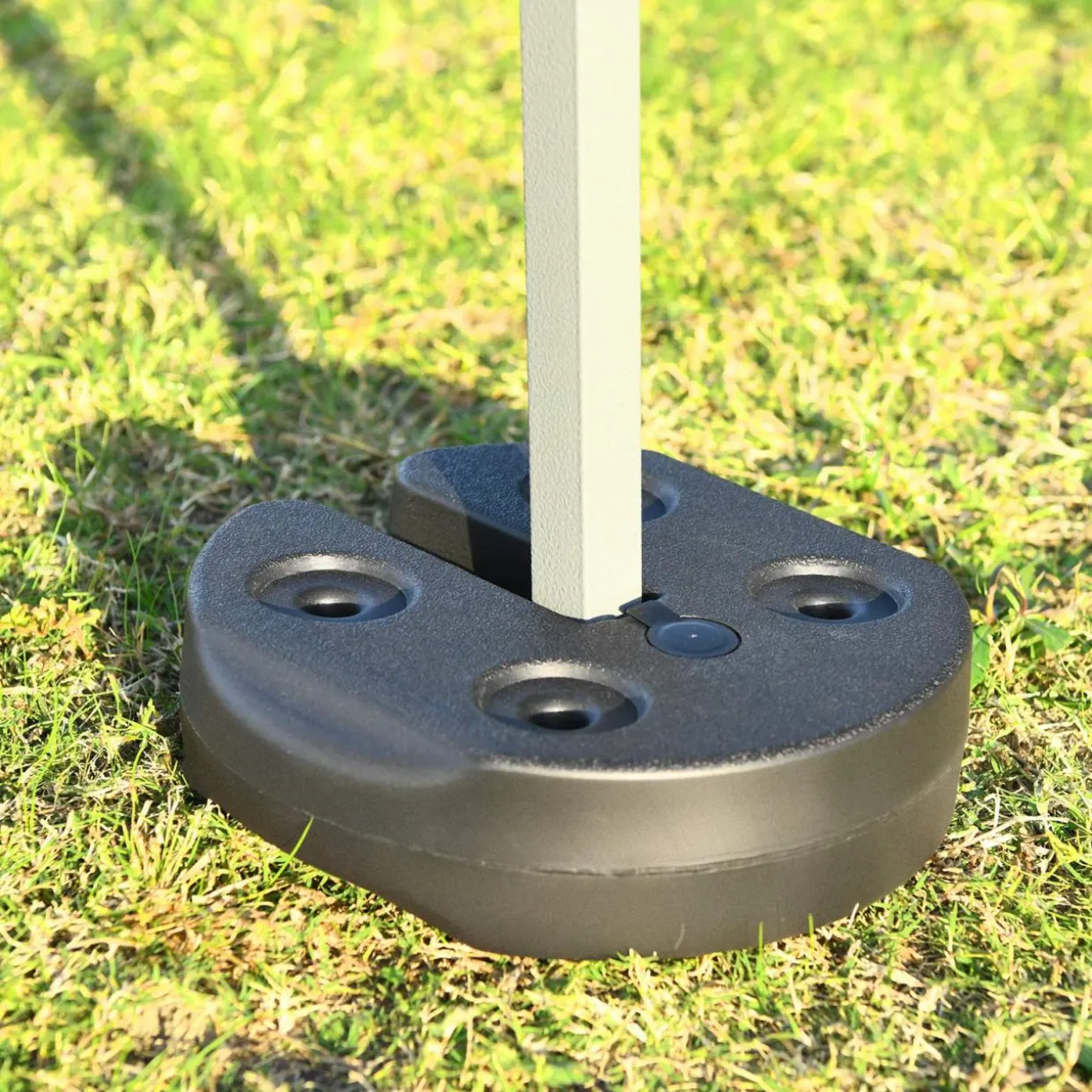 Tangkula Set of 4/6/8 Canopy Weights, 30lbs Weight Plate Kit with No-Pinch Design for Easy Installation and Removal