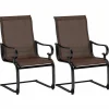 Tangkula Set of 2/4 Patio Chairs