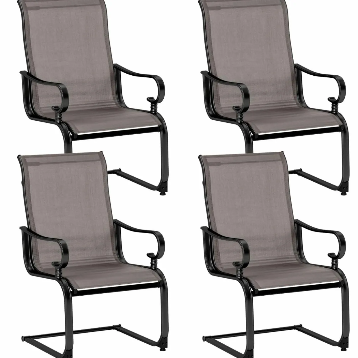 Tangkula Set of 2/4 Patio Chairs