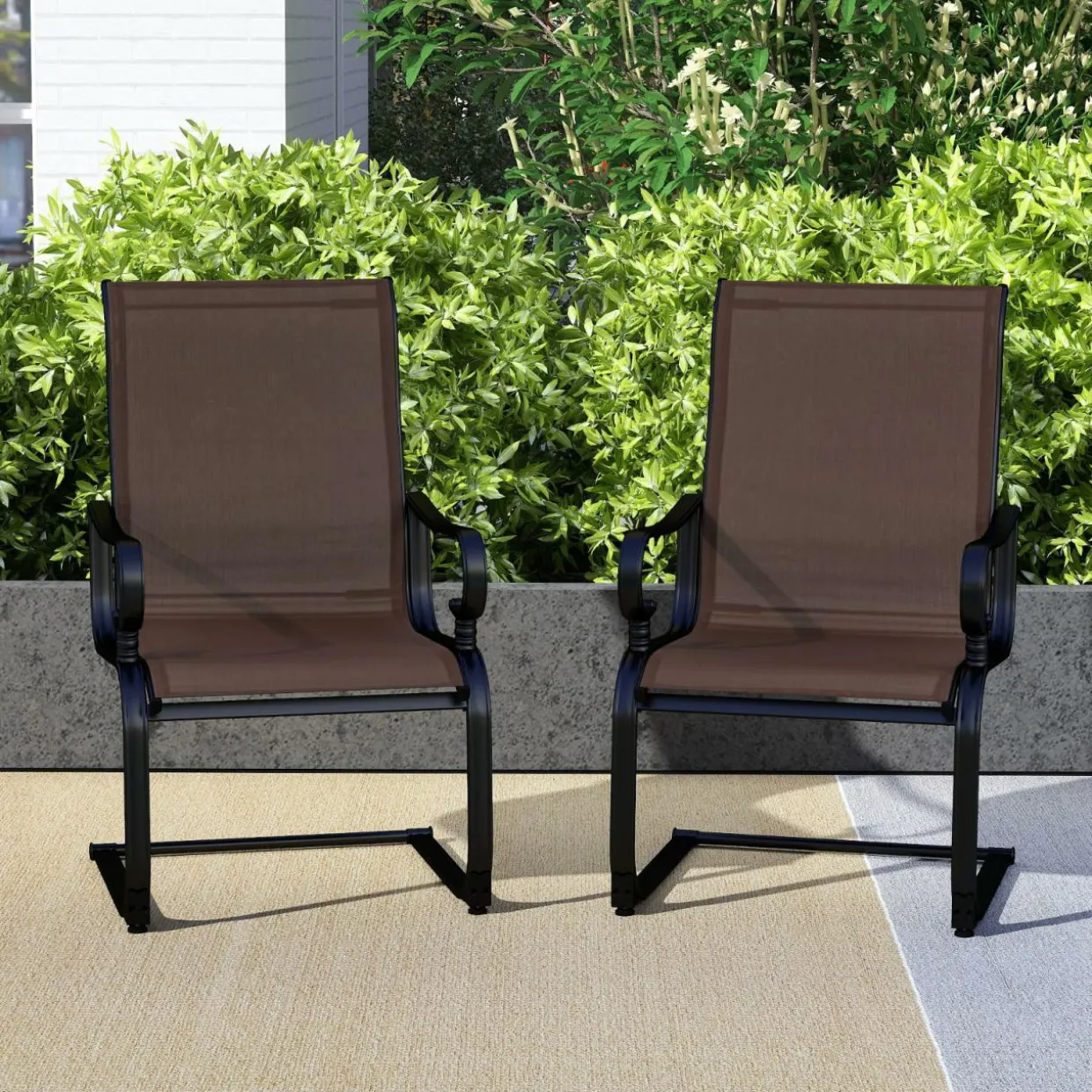 Tangkula Set of 2/4 Patio Chairs