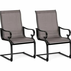 Tangkula Set of 2/4 Patio Chairs