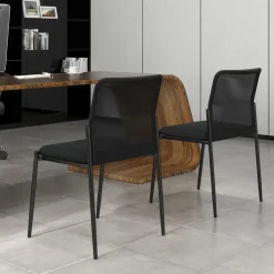 Tangkula Stackable Conference Room Chairs Set