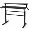 Tangkula Standing Desk, 2-Tier Height Adjustable Sit to Standing Desk