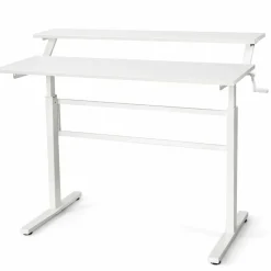 Tangkula Standing Desk, 2-Tier Height Adjustable Sit to Standing Desk