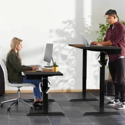 Tangkula Standing Desk with Keyboard Tray