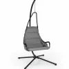 Tangkula Swing Chair with Stand, Hanging Egg Chair with Cushion, Indoor Outdoor Hammock Chair