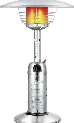 Tangkula Tabletop Propane Patio Heater, 11,000 BTU Portable Outdoor Heater