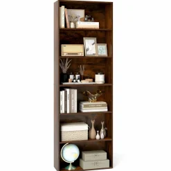 Tangkula 6-Tier Bookcase, 70