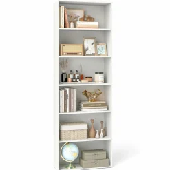 Tangkula 6-Tier Bookcase, 70