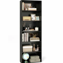 Tangkula 6-Tier Bookcase, 70