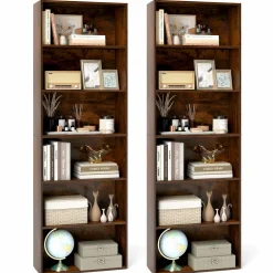 Tangkula 6-Tier Bookcase, 70