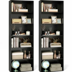 Tangkula 6-Tier Bookcase, 70