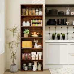 Tangkula 6-Tier Bookcase, 70