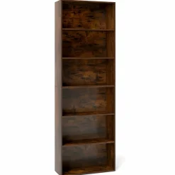 Tangkula 6-Tier Bookcase, 70