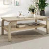 Tangkula 2-Tier Coffee Table