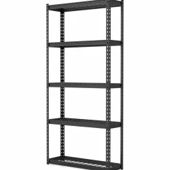 Tangkula 5-Tier Garage Storage Shelves, Heavy Duty Metal Storage Shelving Unit, 35.5" x 12" x 72"
