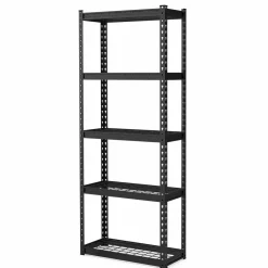 Tangkula 5-Tier Garage Storage Shelves, Heavy Duty Metal Storage Shelving Unit, 27.5" L x 12" W x 66" H