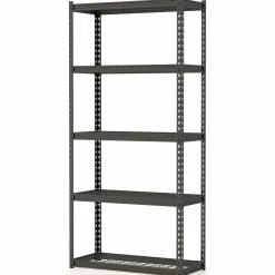Tangkula 5-Tier Garage Storage Shelves, Heavy Duty Metal Storage Shelving Unit, 35.5" L x 15.5" W x 72" H