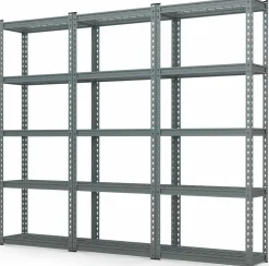 Tangkula 5-Tier Garage Storage Shelves, Heavy Duty Metal Storage Shelving Unit, 27.5