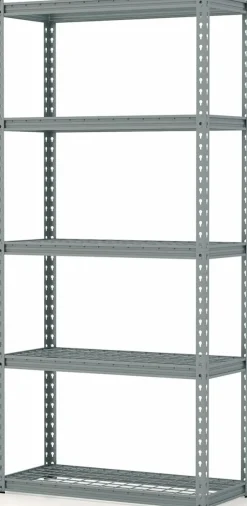 Tangkula 5-Tier Garage Storage Shelves, Heavy Duty Metal Storage Shelving Unit, 35.5