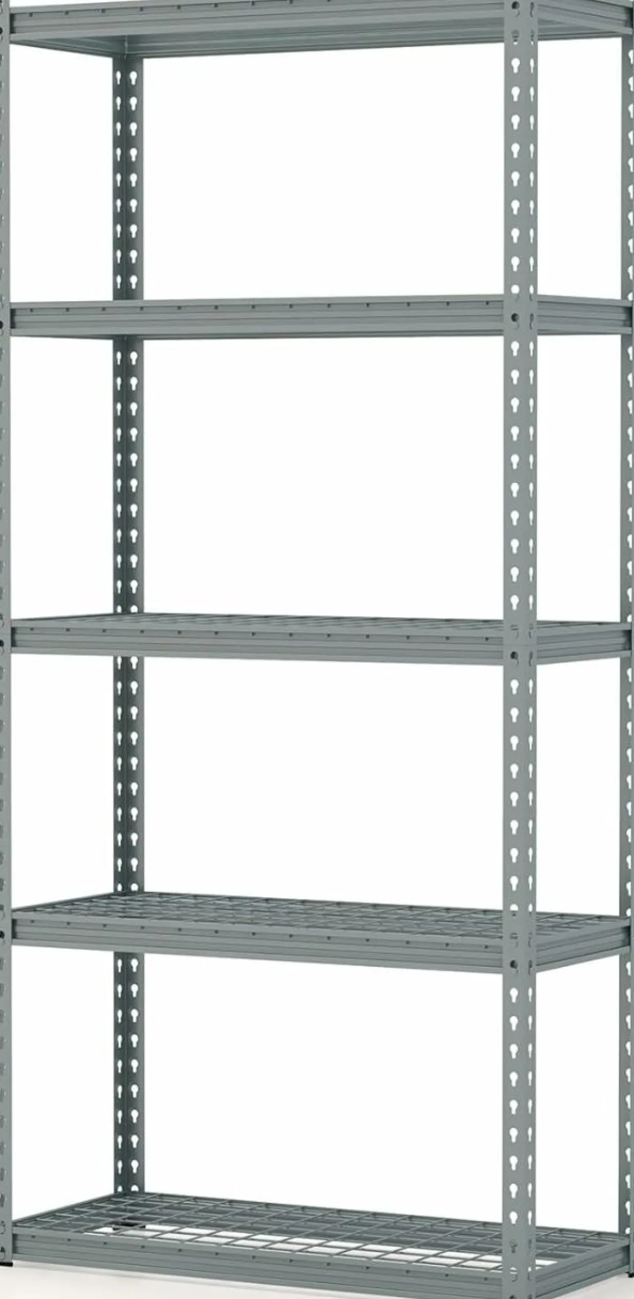 Tangkula 5-Tier Garage Storage Shelves, Heavy Duty Metal Storage Shelving Unit, 35.5" L x 15.5" W x 72" H