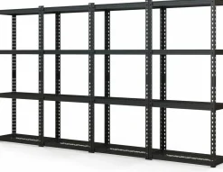 Tangkula 4-Tier Garage Storage Shelves for Warehouse Kitchen Pantry Basement, 27.5