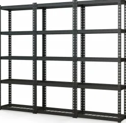 Tangkula 5-Tier Garage Storage Shelves, Heavy Duty Metal Storage Shelving Unit, 27.5
