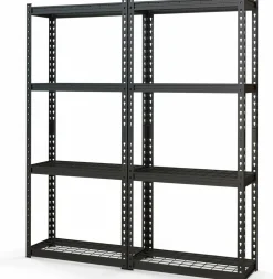 Tangkula 4-Tier Garage Storage Shelves for Warehouse Kitchen Pantry Basement, 27.5