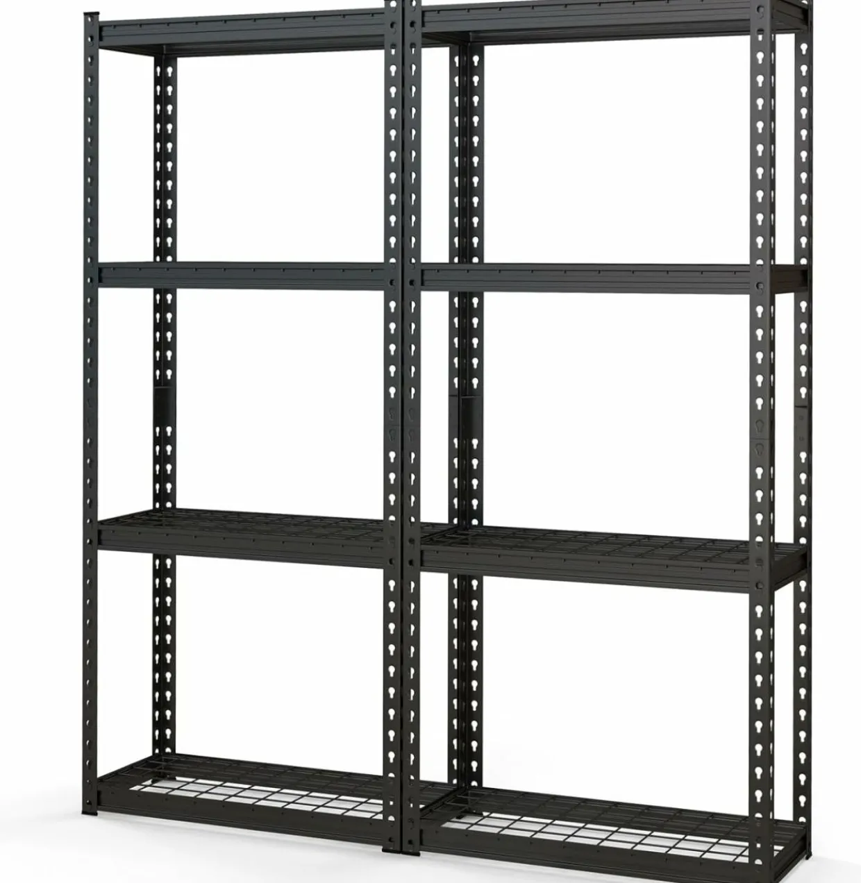 Tangkula 4-Tier Garage Storage Shelves for Warehouse Kitchen Pantry Basement, 27.5" x 12" x 60"