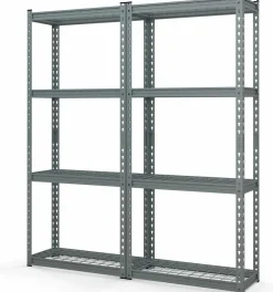 Tangkula 4-Tier Garage Storage Shelves for Warehouse Kitchen Pantry Basement, 27.5