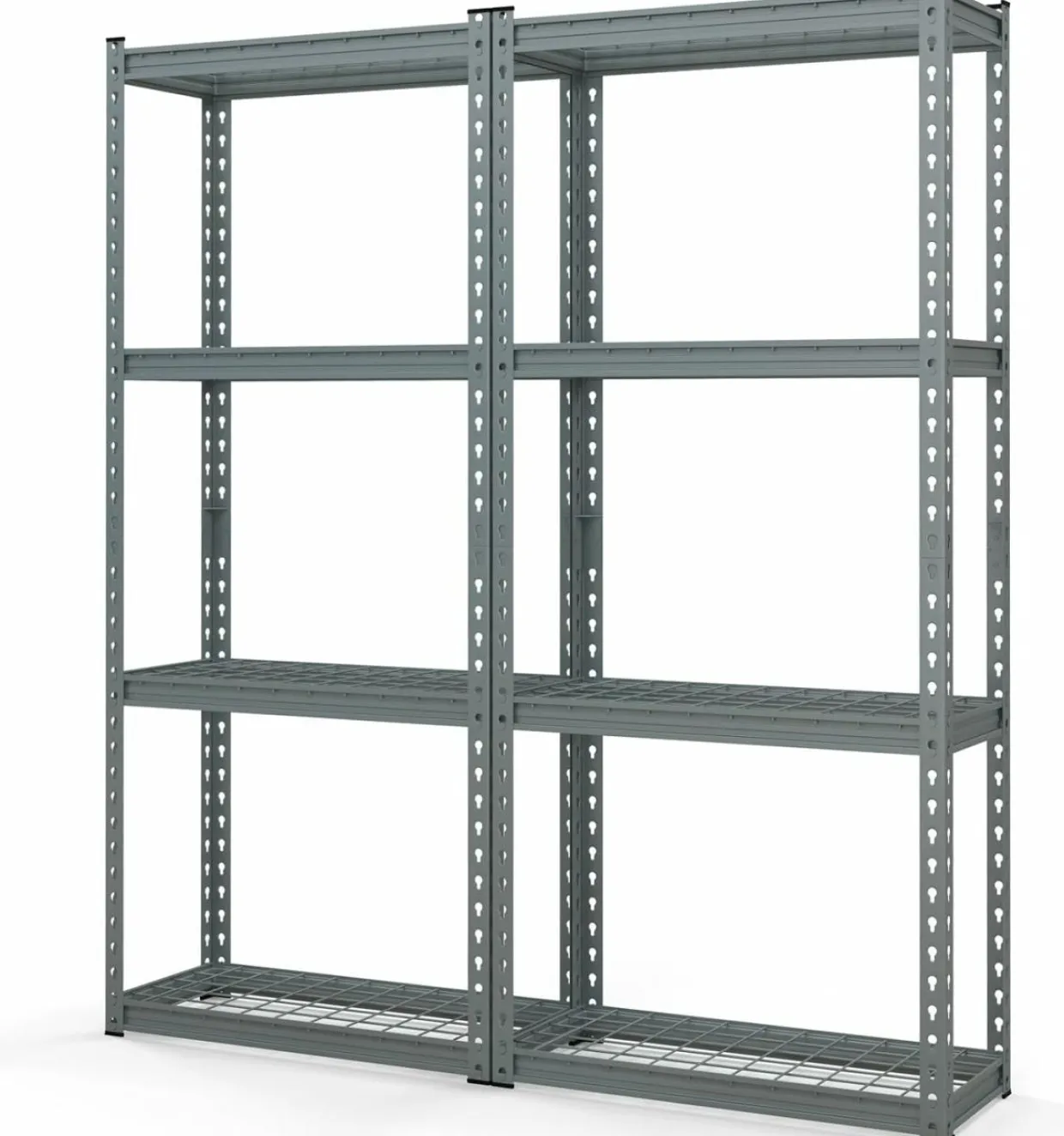 Tangkula 4-Tier Garage Storage Shelves for Warehouse Kitchen Pantry Basement, 27.5" x 12" x 60"