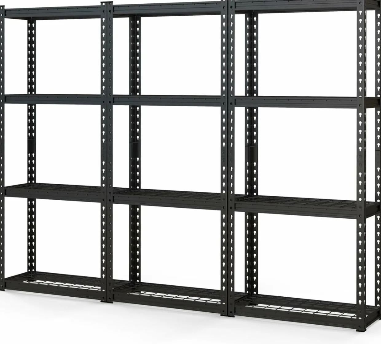 Tangkula 4-Tier Garage Storage Shelves for Warehouse Kitchen Pantry Basement, 27.5" x 12" x 60"