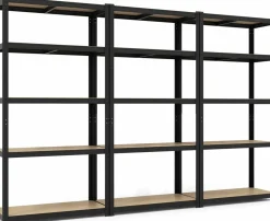 Tangkula 5-Tier Heavy Duty Metal Shelving with 2000 LBS Load, 35