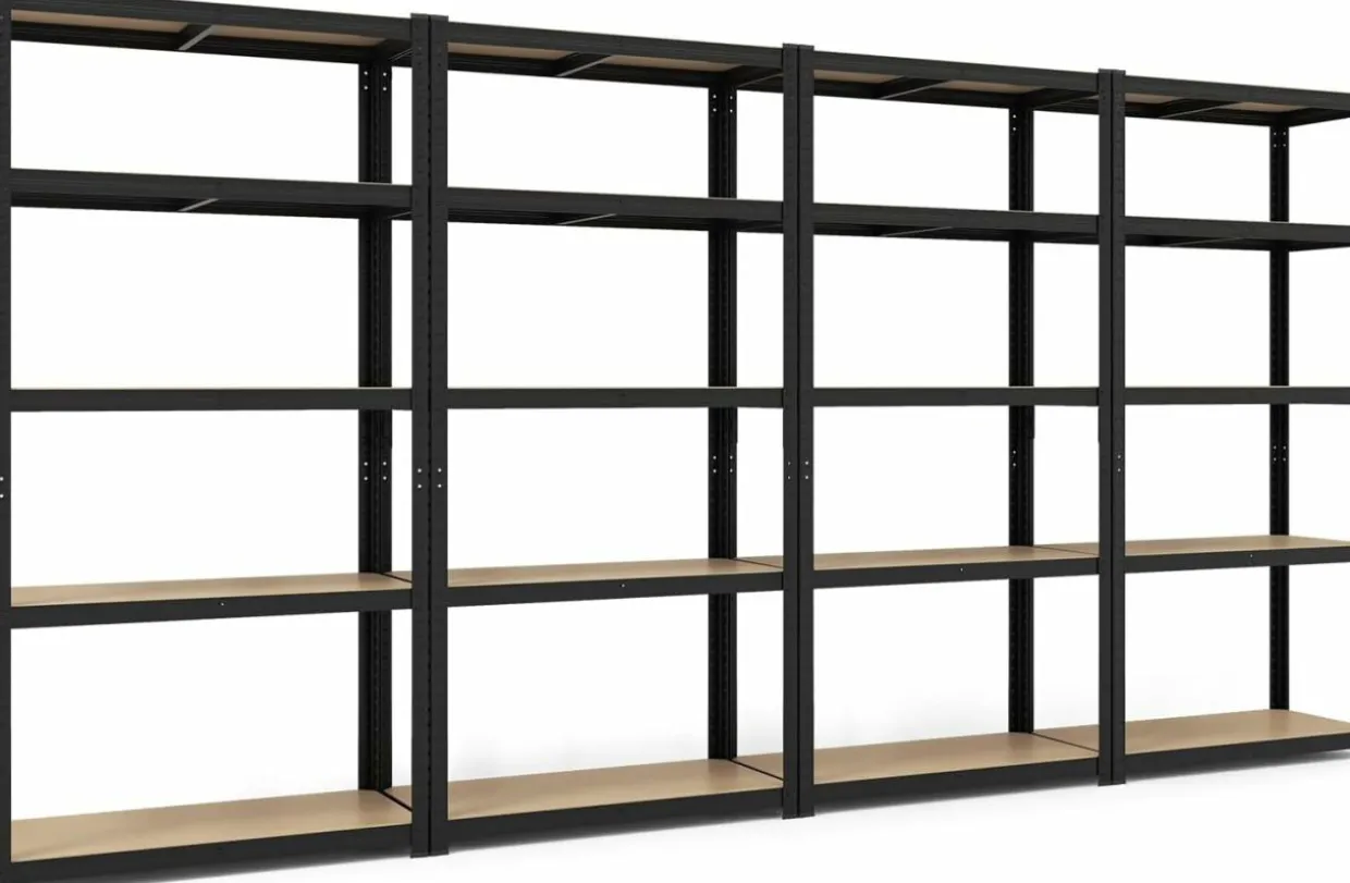 Tangkula 5-Tier Heavy Duty Metal Shelving with 2000 LBS Load, 35" / 47" Wide